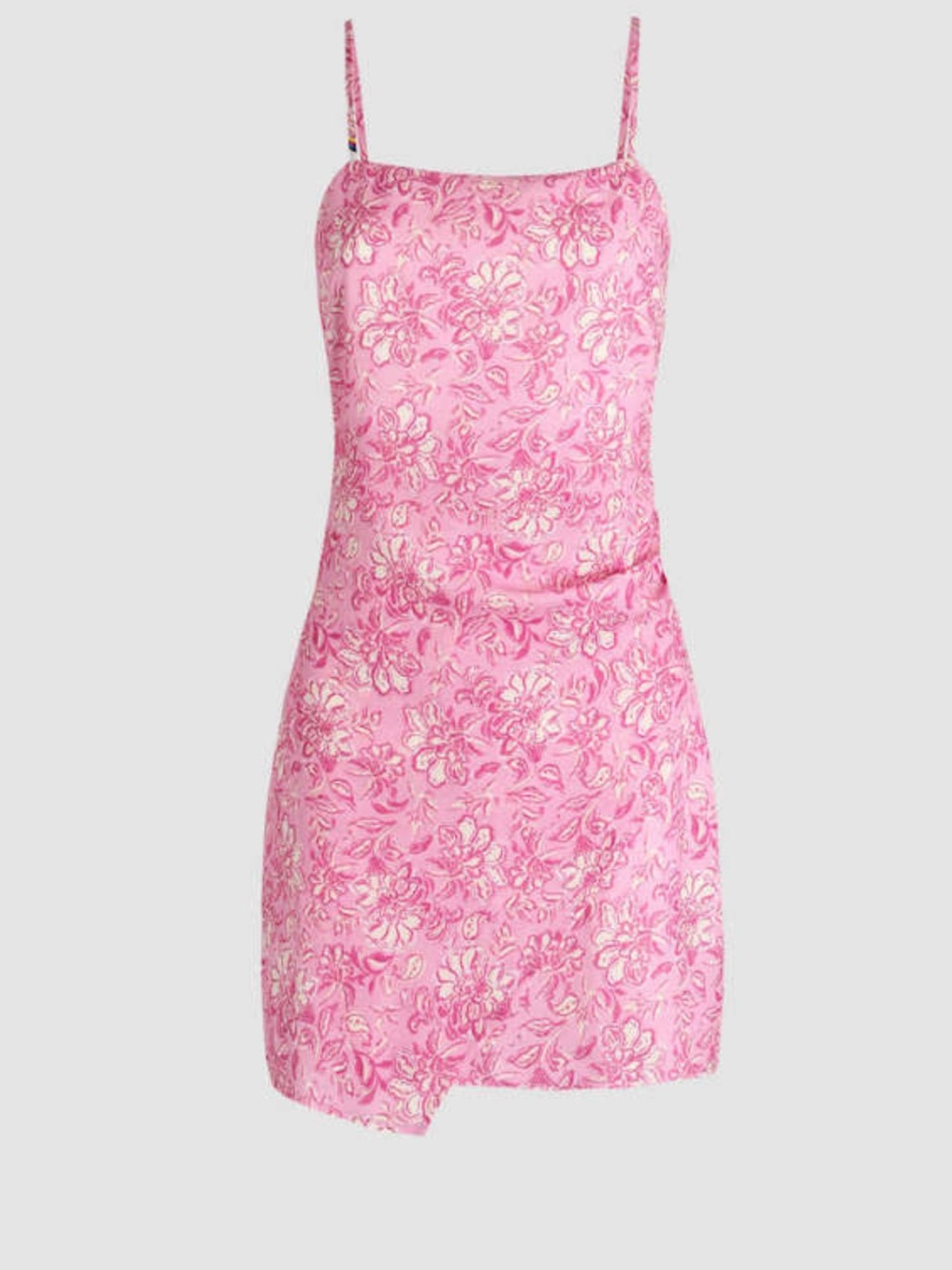 Zara Pink Floral Slip Mini Dress